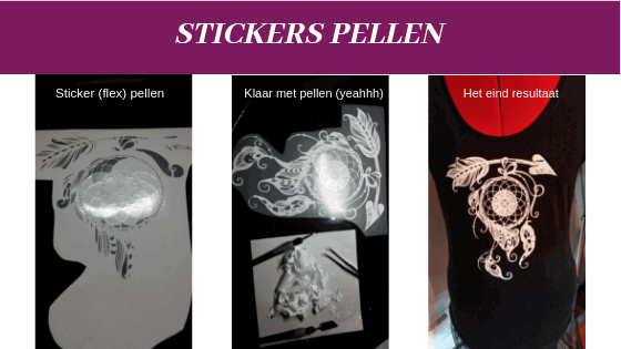Stickers maken met silhouette curio